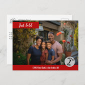 Net verkocht Vastgoedmarketing in de buurt Briefkaart (Voorkant / Achterkant)