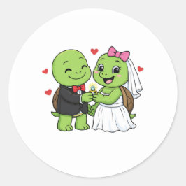 Net Verliefd Ronde Sticker