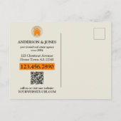 Net vermeld professionele foto onroerend goed briefkaart (Achterkant)