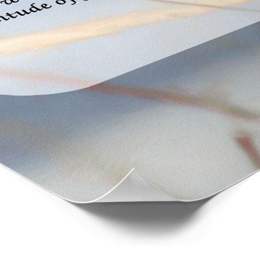 Net voor het huidige Inspirerend van Bluebird Poster (Hoek)