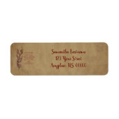 Net voor het Inspirerend gebedsadres van vandaag Etiket (Voorkant)