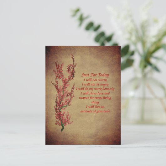 Net voor Reiki Beginselen Inspirerend Briefkaart (Staand voorkant)