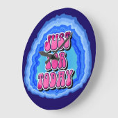 Net voor vandaag Geode 12 Step AA Recovery Slogan Grote Klok (Hoek)