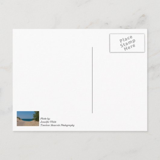 Net voorbij briefkaart (Achterkant)