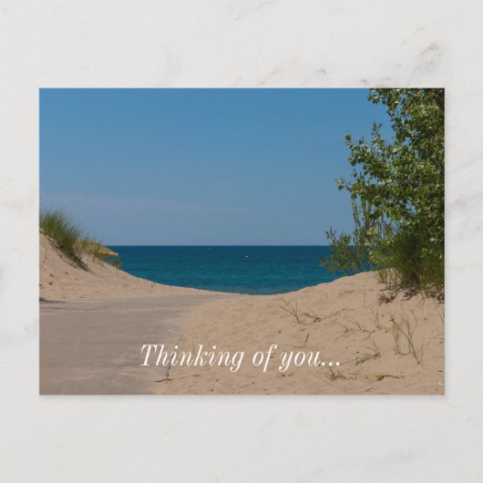 Net voorbij briefkaart (Voorkant)