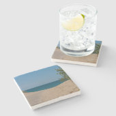 Net voorbij stenen onderzetter (Zijkant)