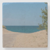 Net voorbij stenen onderzetter (Voorkant)