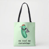Net zo cool als een Komkommer – Boodschappentas Tote Bag (Voorkant)