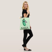 Net zo cool als een Komkommer – Boodschappentas Tote Bag (Op model)