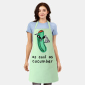 Net Zo Cool Als Een Komkommer – Keukenschort Schort (Gedragen)