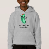 Net zo cool als een Komkommer – Kinderen Hoodie (Voorkant)