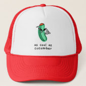 Net Zo Cool Als Een Komkommer – Truckerhoed Trucker Pet (Voorkant)