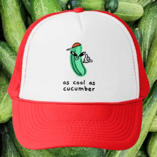 Net Zo Cool Als Een Komkommer – Truckerhoed Trucker Pet