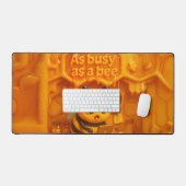 Net zo druk als een bij – grote, cute bij bureaubl bureaumat (Keyboard & Muis)