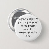 Net zo goed als zijn troepen ronde button 5,7 cm (Voorkant /achterkant)