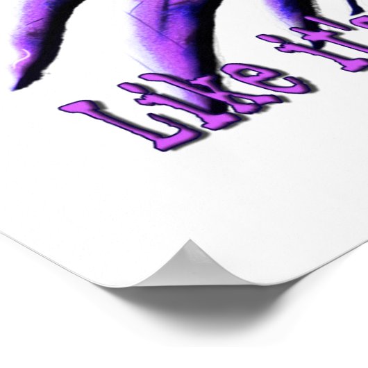 Net zoals de Attitude het Bad Sun Face Poster is (Hoek)