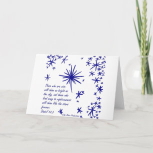 Net zoals de sterren kaart