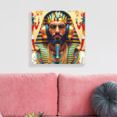 NET ZOALS FARAO TOET CANVAS AFDRUK (Insitu (Woonkamer))