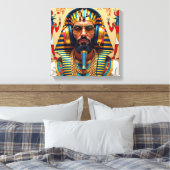 NET ZOALS FARAO TOET CANVAS AFDRUK (Insitu (Slaapkamer))