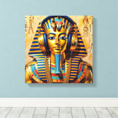 NET ZOALS FARAO TUT 5 CANVAS AFDRUK (Insitu (Houten vloer))