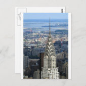 Net zoals het Chrysler-gebouw Briefkaart (Voorkant / Achterkant)