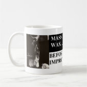 Net zoals het was voordat ze het verbeterden koffiemok (Links)