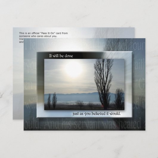 Net zoals je dacht briefkaart (Voorkant / Achterkant)