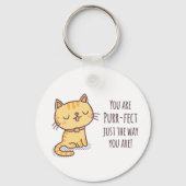 Net zoals je keukenkat bent sleutelhanger (Voorkant)