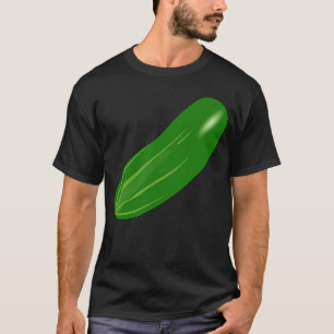 Net zoals komkommers die een kaarsvegetab hebben t-shirt