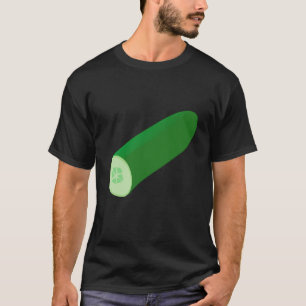 Net zoals komkommers die een kaarsvegetab hebben t-shirt
