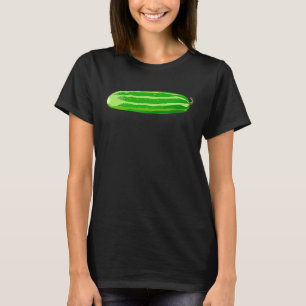 Net zoals komkommers die een kaarsvegetab hebben t-shirt