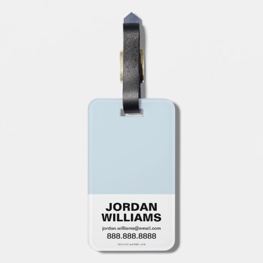 Net zoals mijn moeder, onverdiend en sterk bagagelabel (Achterkant verticaal)