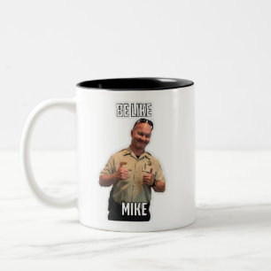 Net zoals Mike Coffee-Mok Tweekleurige Koffiemok