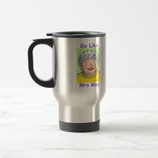 Net zoals Mrs May Travel Mug Reisbeker (Links)