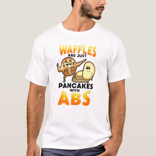 Net zoals pannenkoeken met Absin Food Br. T-shirt (Voorkant)