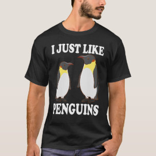 Net zoals Penguins Cute Penguin Lovers T-shirt