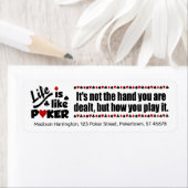 Net zoals poker etiket (Insitu)