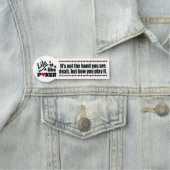 Net zoals poker naamplaatje (In situ)