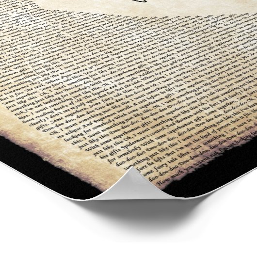 Net zoiets als deze dansende song Lyric print (Hoek)