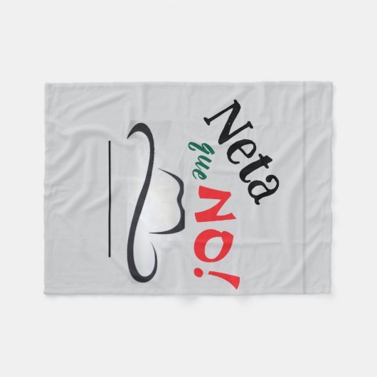 Neta que No! Fleece Deken (Voorkant (Horizontaal))