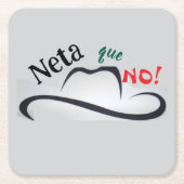 Neta que No! Kartonnen Onderzetters (Voorkant)