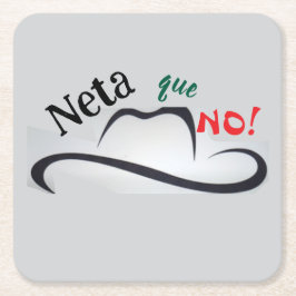 Neta que No! Kartonnen Onderzetters