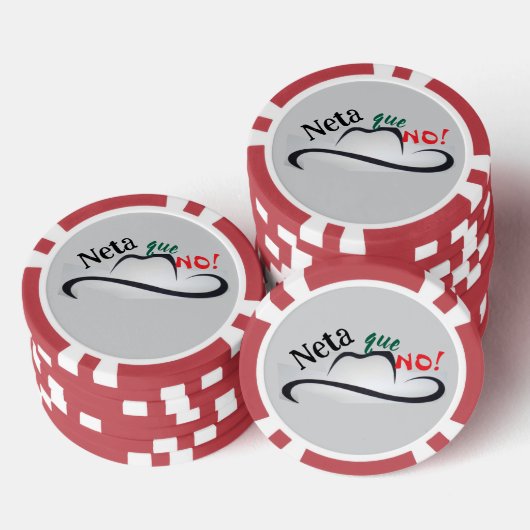 Neta que No! Poker Chips (Opstapeling)