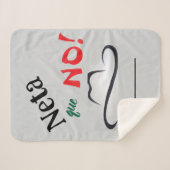 Neta que No! Sherpa Deken (Voorkant (horizontaal))