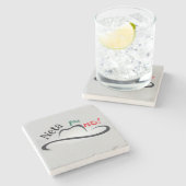 Neta que No! Stenen Onderzetter (Zijkant)