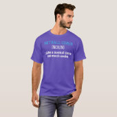 Netbal Coach Definitie shirt Grappig Sassy Sport v (Voorkant volledig)