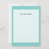 Netball Ball Threaded Invitation Kaart (Achterkant)