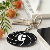 Netball Center C Key Ring Sleutelhanger (Zijkant)