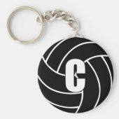 Netball Center C Key Ring Sleutelhanger (Voorkant)