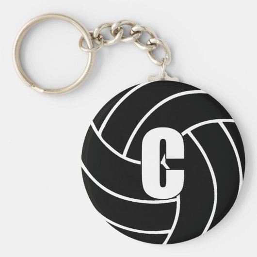 Netball Center C Key Ring Sleutelhanger (Voorkant)